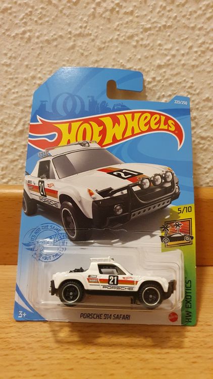 Hot Wheels Porsche 914 Safari Blanche 2021 - Série Exotics Avec Jantes Baja5