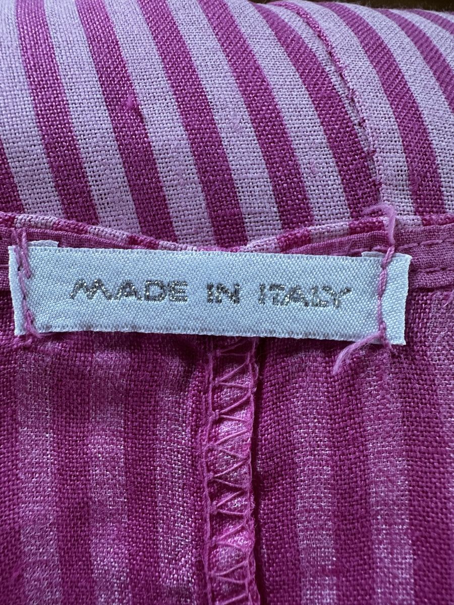 Kleider: Robe rayée en lin rose taille 46 – Neu (gemäss Beschreibung) aus Châtelaine von Alexandra.jankowski 4