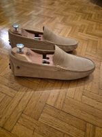 Les Mocassins Tropéziens Daim Beige T44 - Made in Portugal