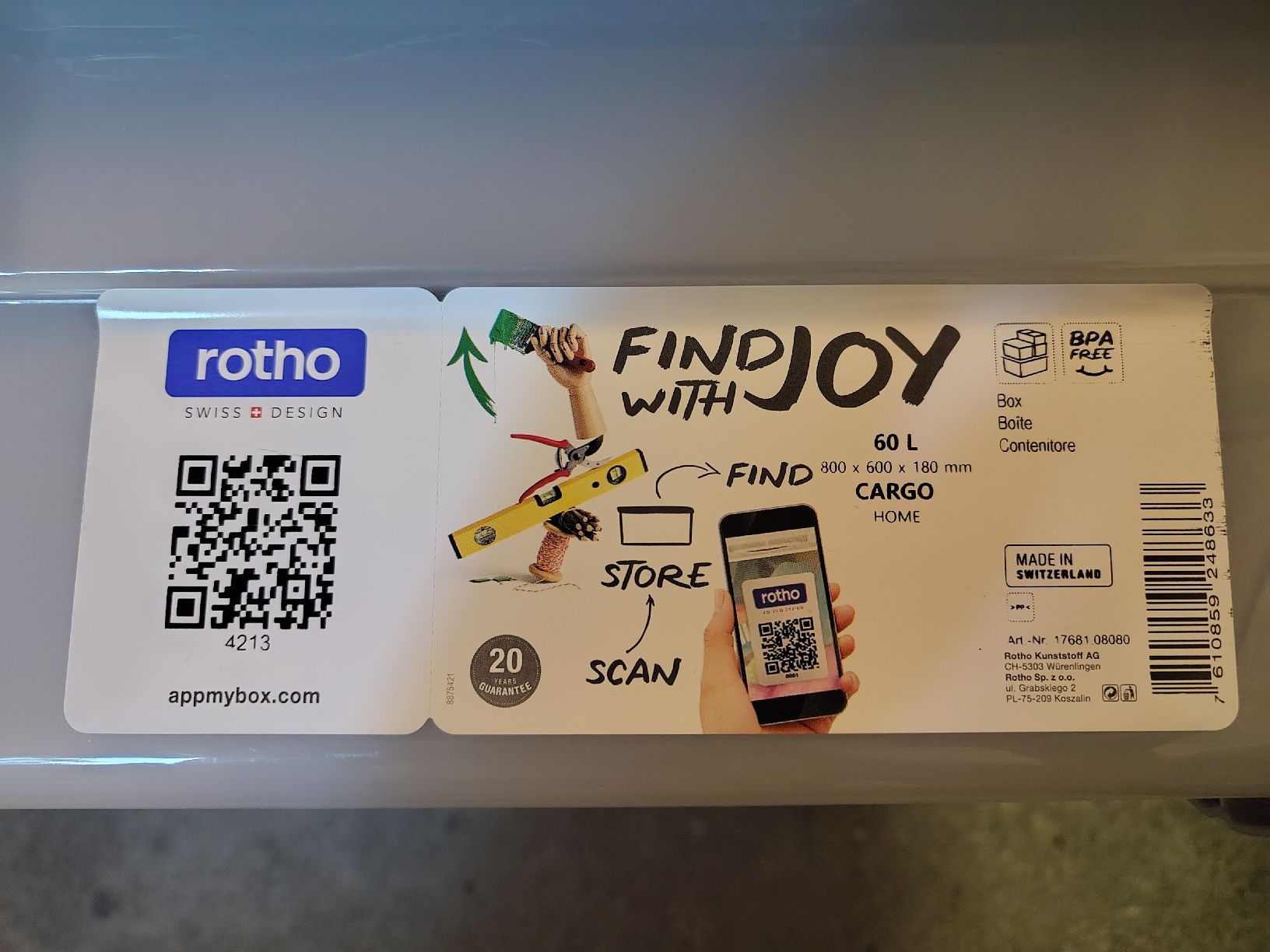 Rotho Sonstige Dekorationen & Accessoires: Grosse Rotho Unterbettbox mit Rollen – Neu (gemäss Beschreibung) aus Rüti ZH von 11120 2