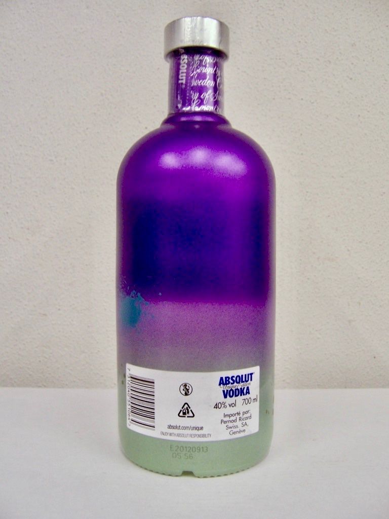 Absolut Vodka Bevande alcoliche: 1 x ABSOLUT VODKA ABSOLUT UNIQUE Edition 2012 – Nuovo e nell'imballaggio originale da Kerzers venduto da zimmergruen 2