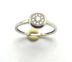 Brillantring in 18Karat Weissgold