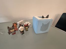 Toniebox mit Figuren und Zubehör guter Zustand