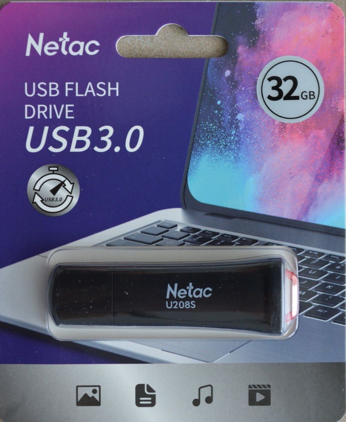 USB Sticks: Netac U208S USB3 mit Schreibschutz 32GB – Neu und originalverpackt aus Winterthur von b-mem 1