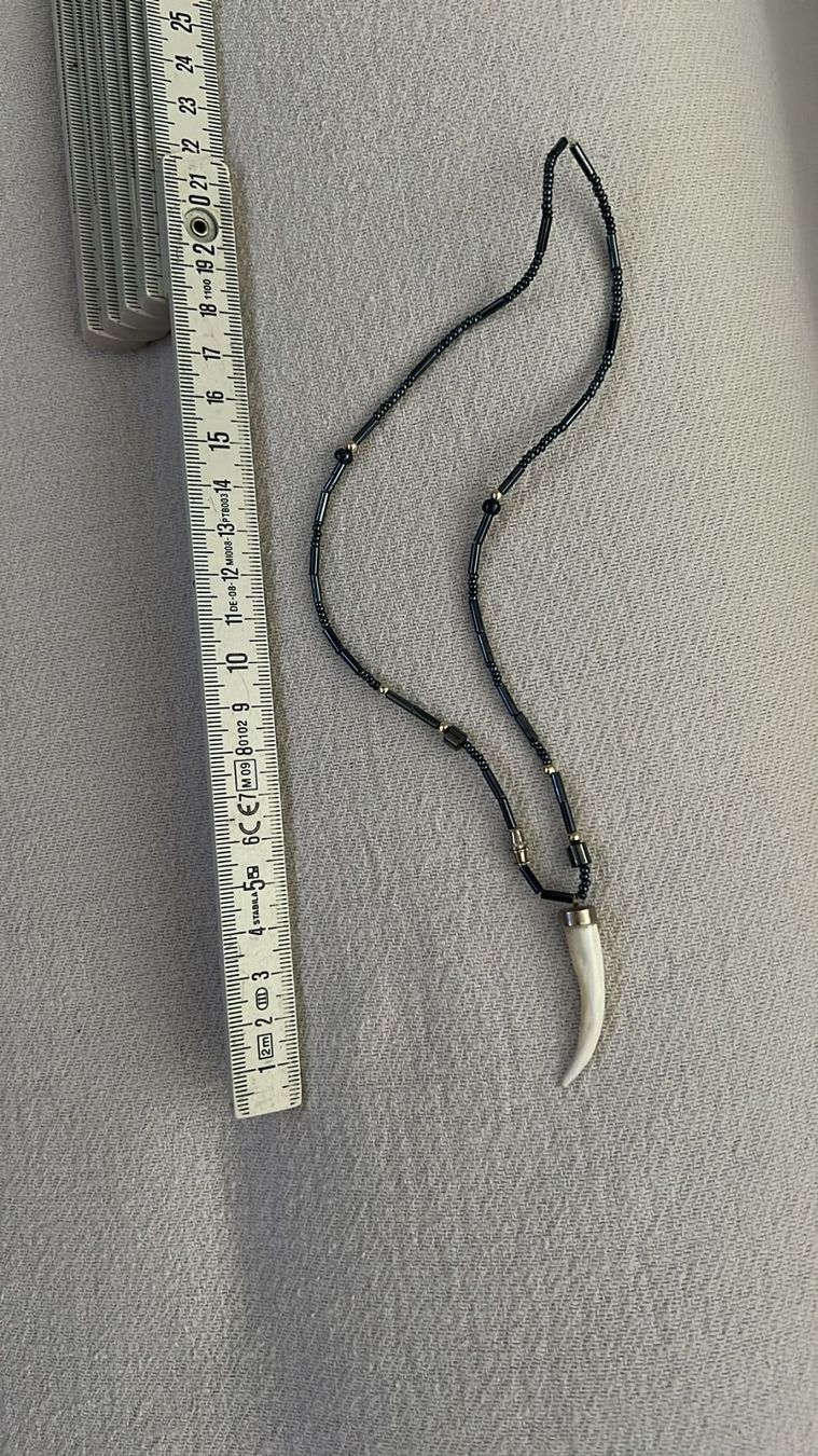 Catenine: Collana con cornino – Usato da Melano venduto da H-Sara 1
