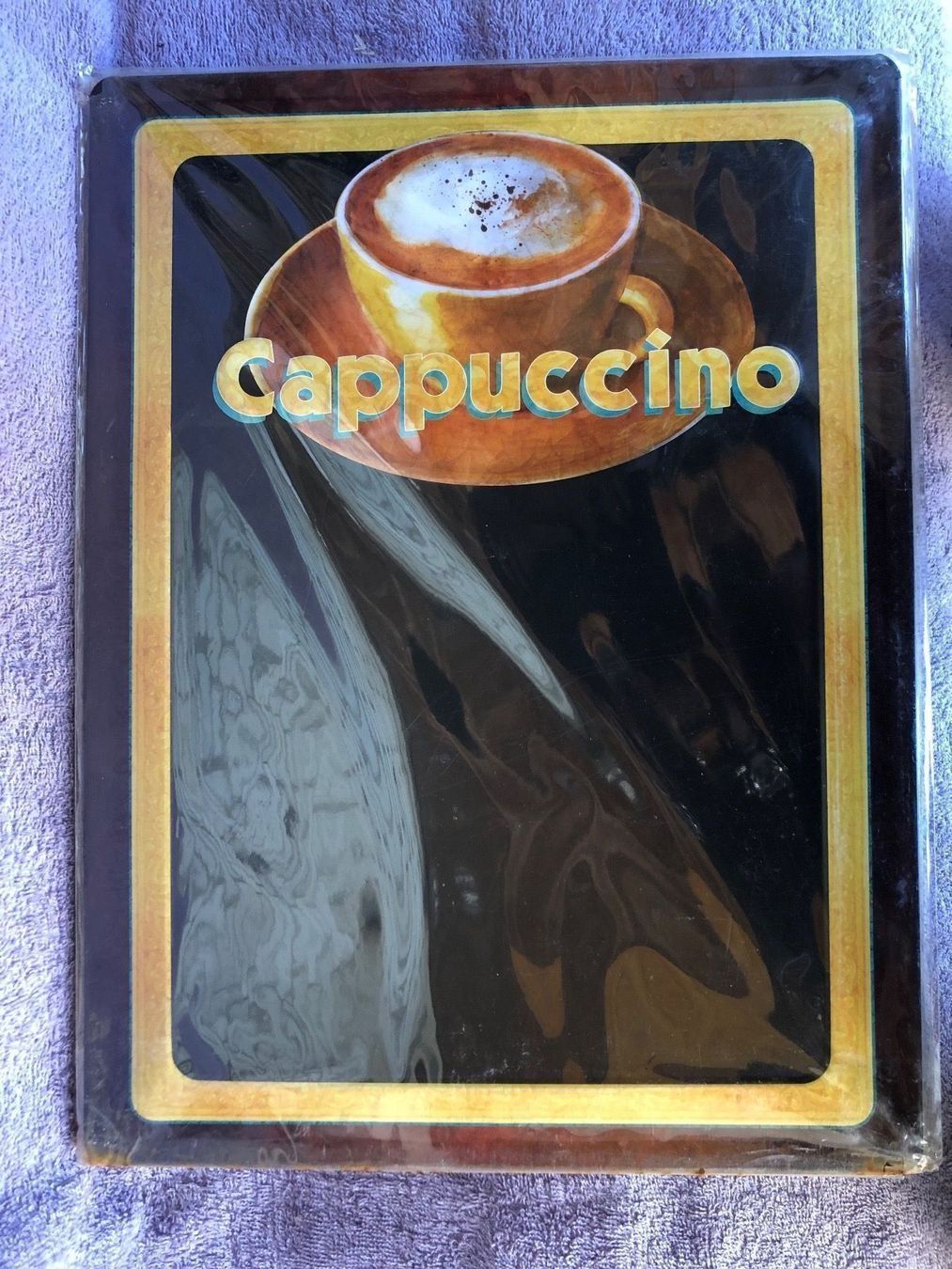 Insegne: Cappuccino notiz tafel menu deko küche – Nuovo (secondo la descrizione) da Reinach AG venduto da rares75