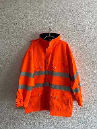 Regenjacke Gr. 56/58 mit Kapuze