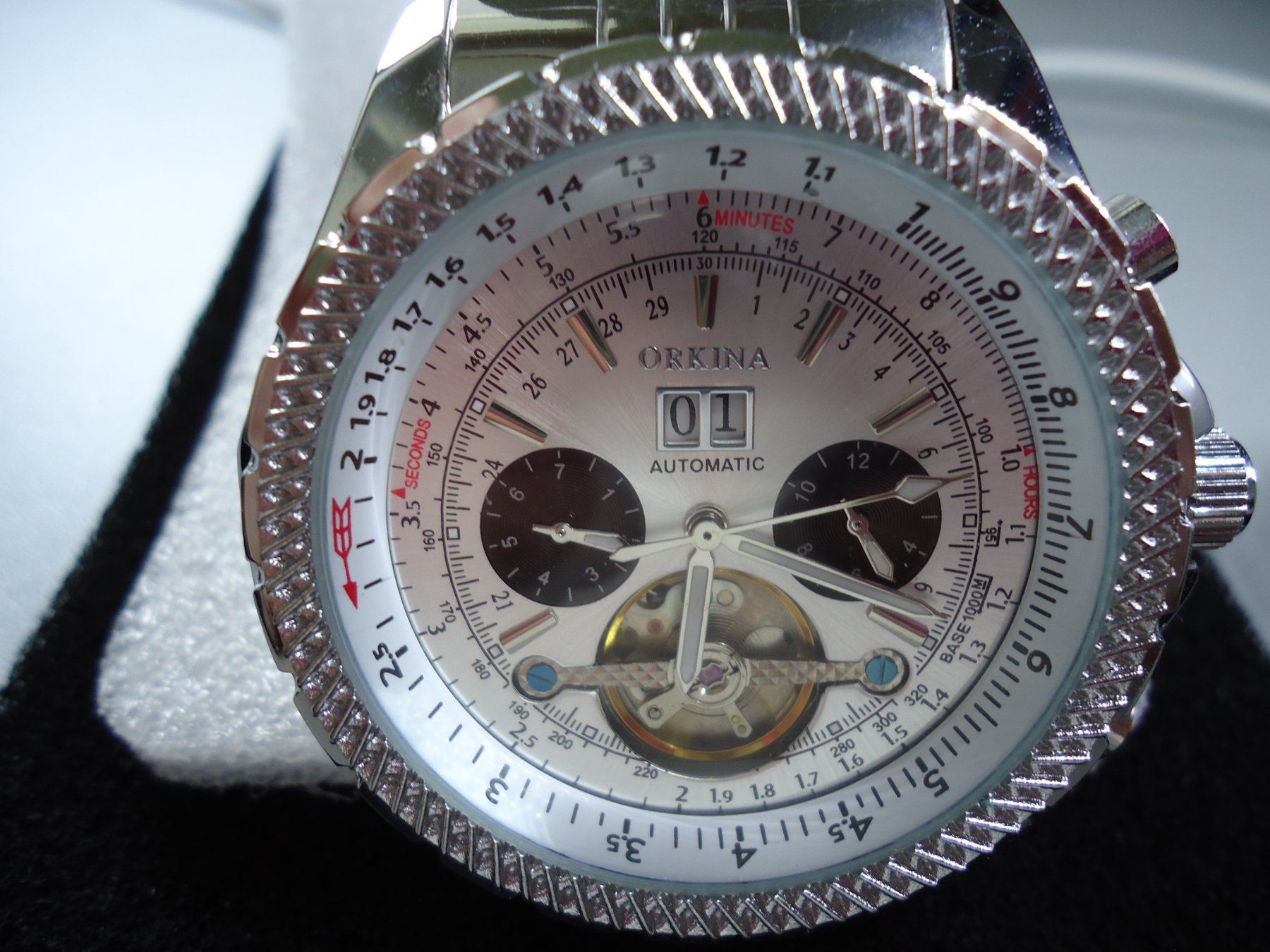 Orologi: Armbanduhr Autiomatic Stahl – Nuovo e nell'imballaggio originale da Hinterkappelen venduto da Roku5 7
