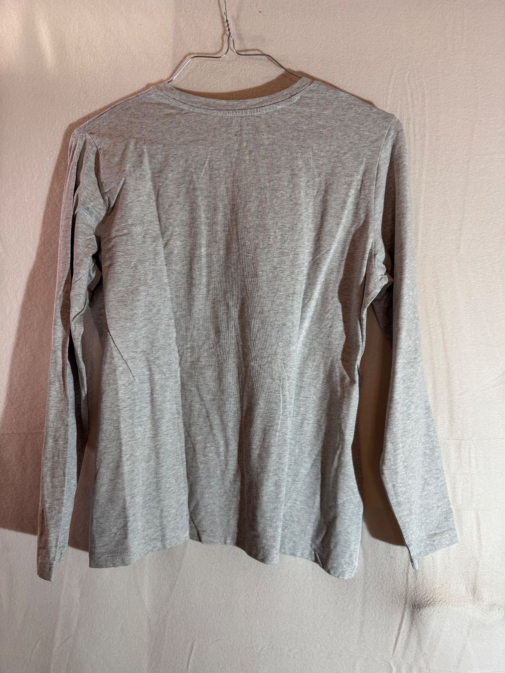 C&A T-shirt: Hellgraues Langarm Shirt, Basic von C&A Gr. XL – Usato da Grosswangen venduto da second_hand_dress 6