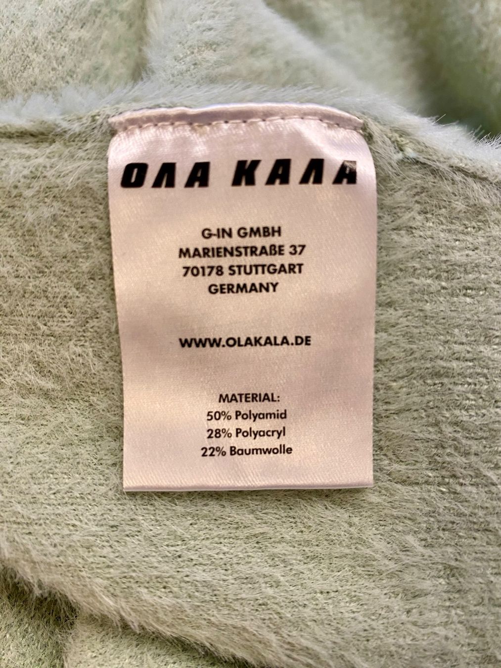 Ola Kala Pullover & Sweatshirts: Flauschiger Pullover von Ola Kala / M / hellgrün – Gebraucht aus Rothenfluh von sil_5tqj 4