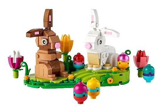 Lego Jeux de construction: Lego Décor des lapins de Pâques – D'occasion à Froideville par Sergio80
