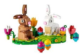 Lego Décor des lapins de Pâques