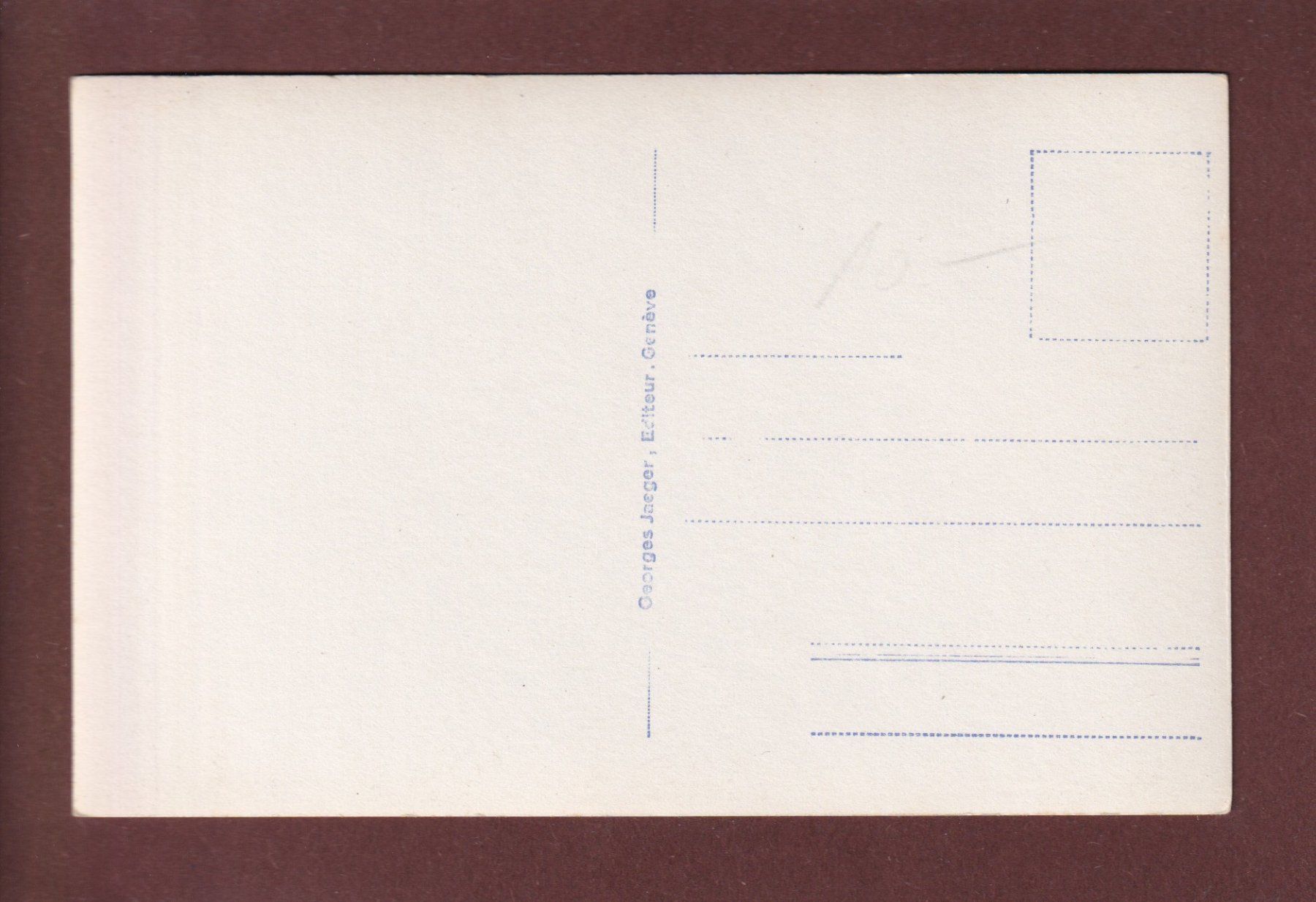 Cartoline postali: GENEVE - Ecole de Chimie – Usato da Pully venduto da nicecards 1