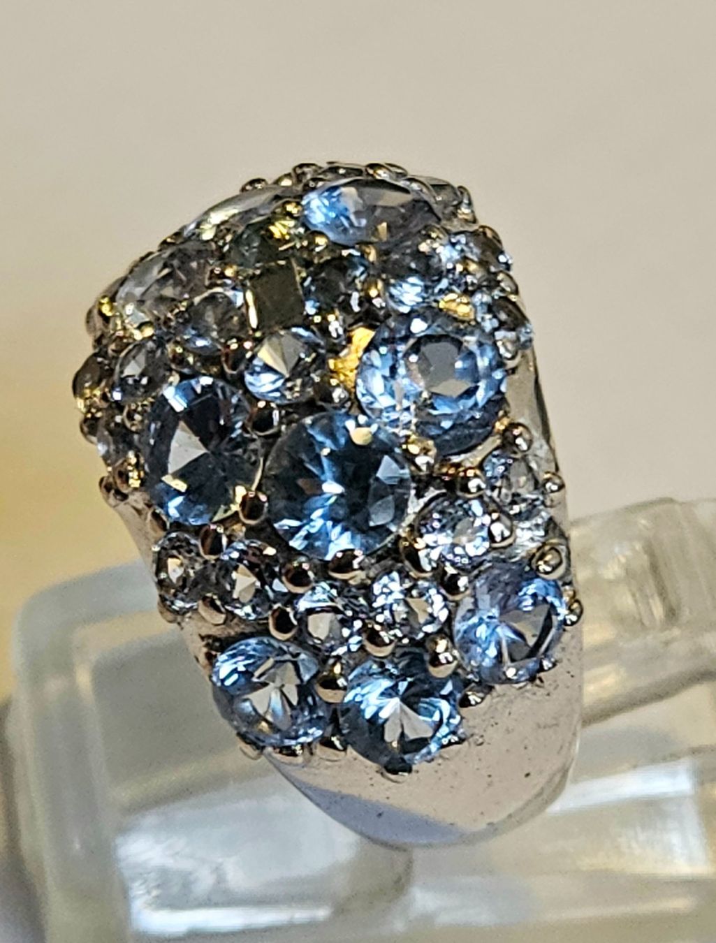 Ringe: Ring Silber mit blauen Topas EdelSteinen Grösse 52 – Neu (gemäss Beschreibung) aus Zürich von adriben 3