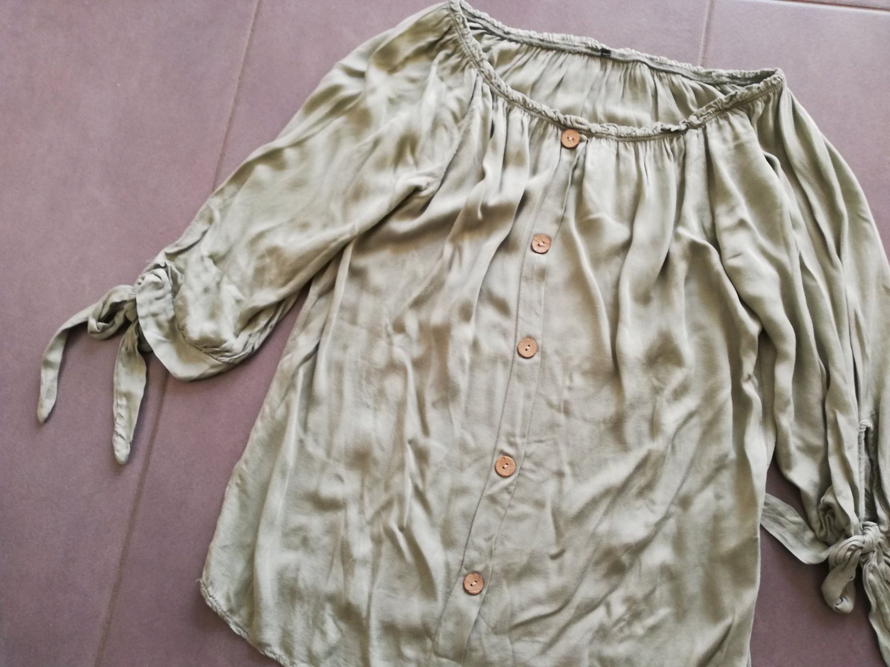 Camicette: Bluse NEU Lindengrün Gr M – Nuovo (secondo la descrizione) da Untersiggenthal venduto da Marlen59 3