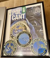Lot de 3 badges plongeurs police cantonale VD + magazine 50 