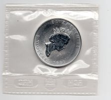 (2073) Canada, 1 Unze, Maples, 1991, orig. verpackt