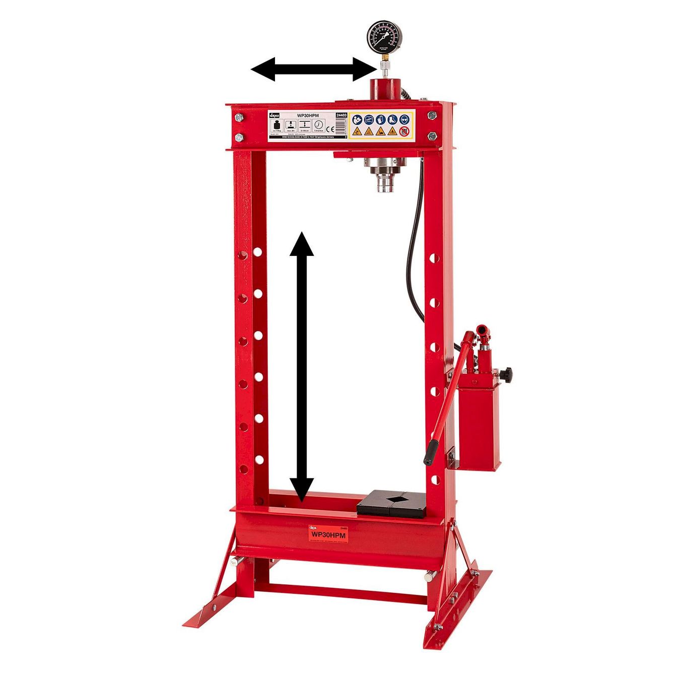 Alle Maschinen: Werkstattpresse 30T DL mit Manometer – Neu und originalverpackt aus Bottighofen von zaap 2