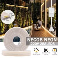 COB LED Streifen 220V 30M Lights 6000k kaltweiß Dekor