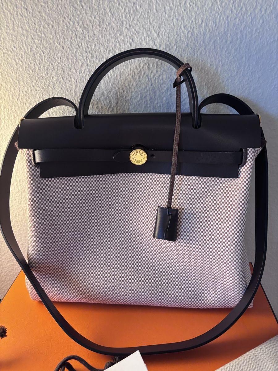 Hermès Borse: Hermès HERBAG ZIP 31 EN VACHE HUNTER ÉBÈNE – Nuovo (secondo la descrizione) da Cham venduto da ave_w8hz 9