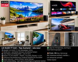 LG OLED 77 Zoll Fernseher neuwertig Top Zustand