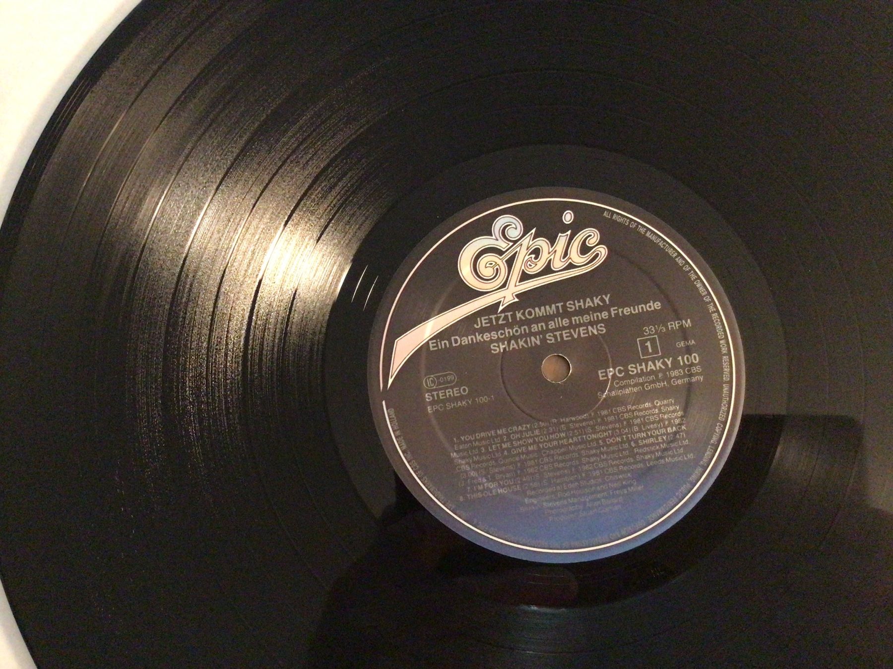 Schallplatten: SHAKING STEVENS, Jetzt kommt  Shaky, LP, 1983 – Gebraucht aus Steinach von Quarkie 3