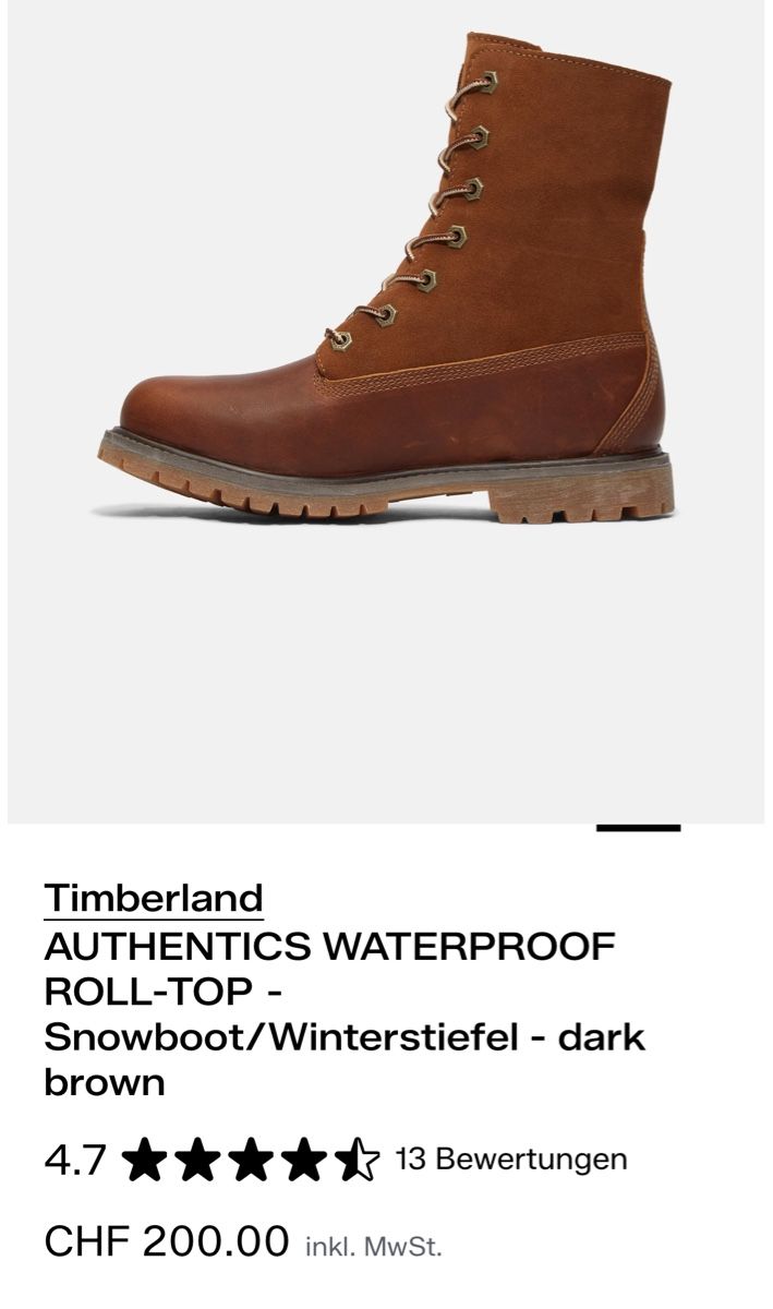 Timberland Scarpe da donna: Timberland Boots Waterproof Gr. 39.5 – Usato da Wichtrach venduto da Adriana222 6