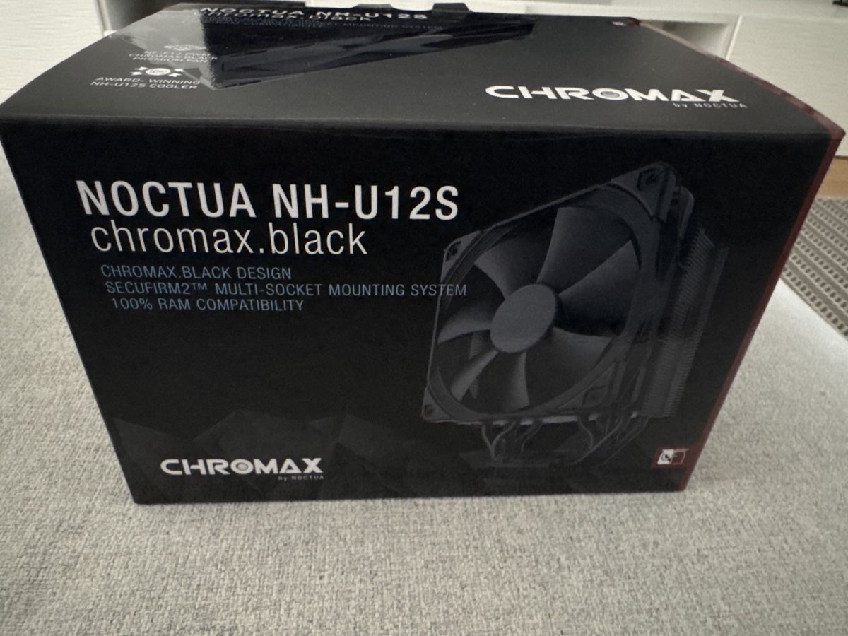 Noctua Componenti elettronici: Noctua NH-U12S chromax.black – Nuovo (secondo la descrizione) da Lenzburg venduto da nfvs
