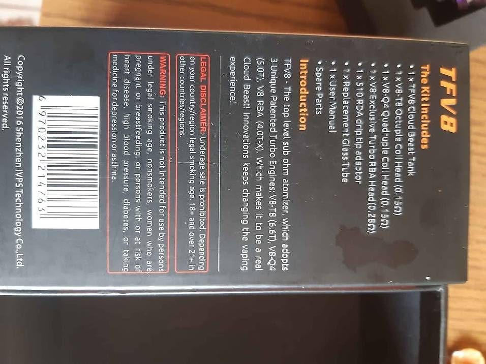 Autres tabacs: Kit Atomiseur Smok Cloud Beast – D'occasion à Lausanne par Mikael_Druid 2