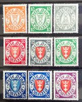 DANZIG: Freimarken der Ausgabe von 1924, *
