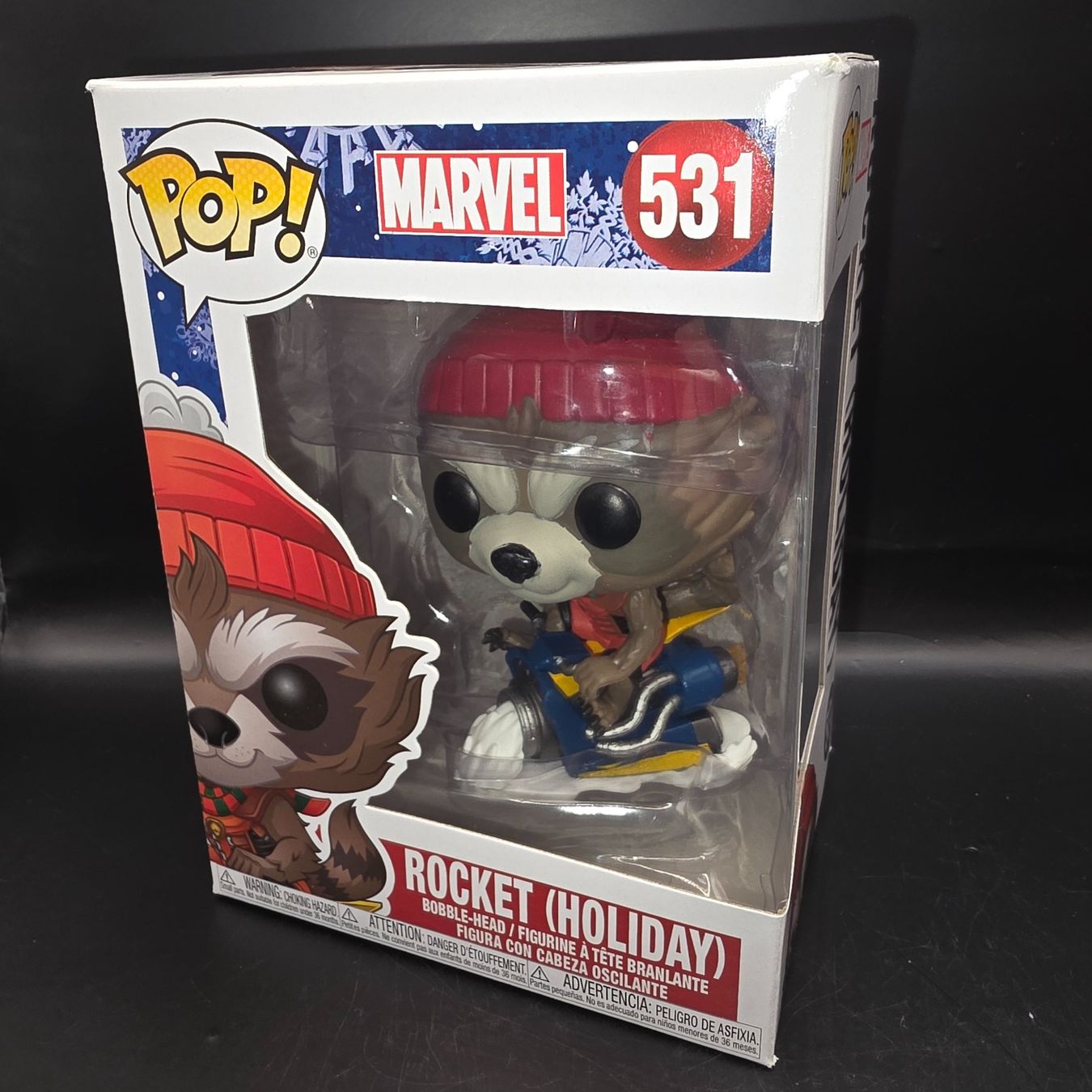Funko Figuren: Funko Pop! Marvel Rocket Holiday #531 – Gebraucht aus Düdingen von Nerdworld