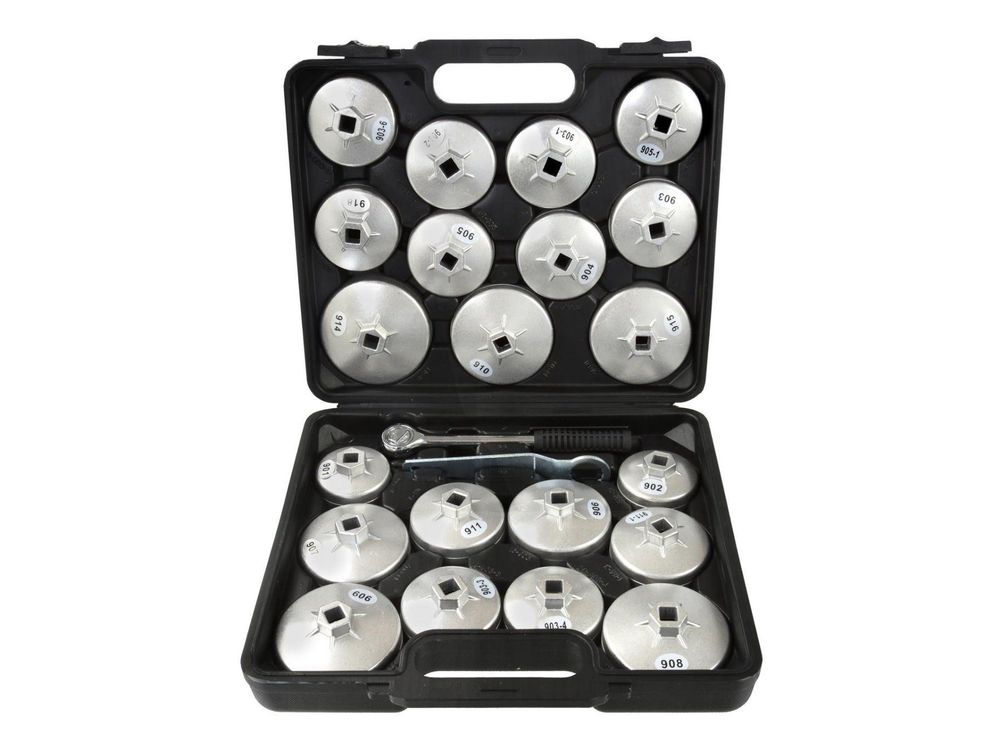BGS 1035 Satz Ölfilterkappen Kappen Lösen Ölfilter Ölwechsel Aluminium