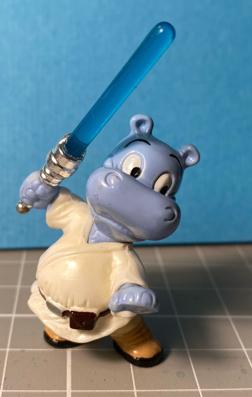 Star Wars Statuette: Ü-Ei Figur Luke Eiwalker 2002 - Happy Hippo + Beipackzettel – Usato da Emmen venduto da Watakushiwa 4