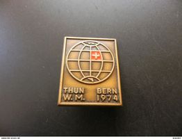Altes Abzeichen Schützen WM Thun Bern 1974