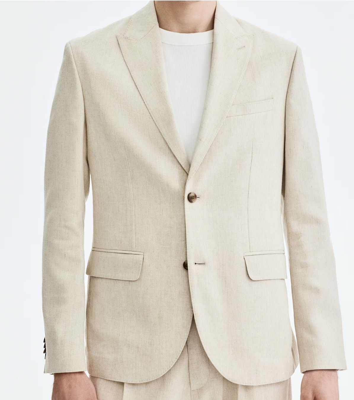 H&M Giacche: Sakko Leinen (NEU) – Nuovo e nell'imballaggio originale da Tüscherz-Alfermée venduto da renweb07