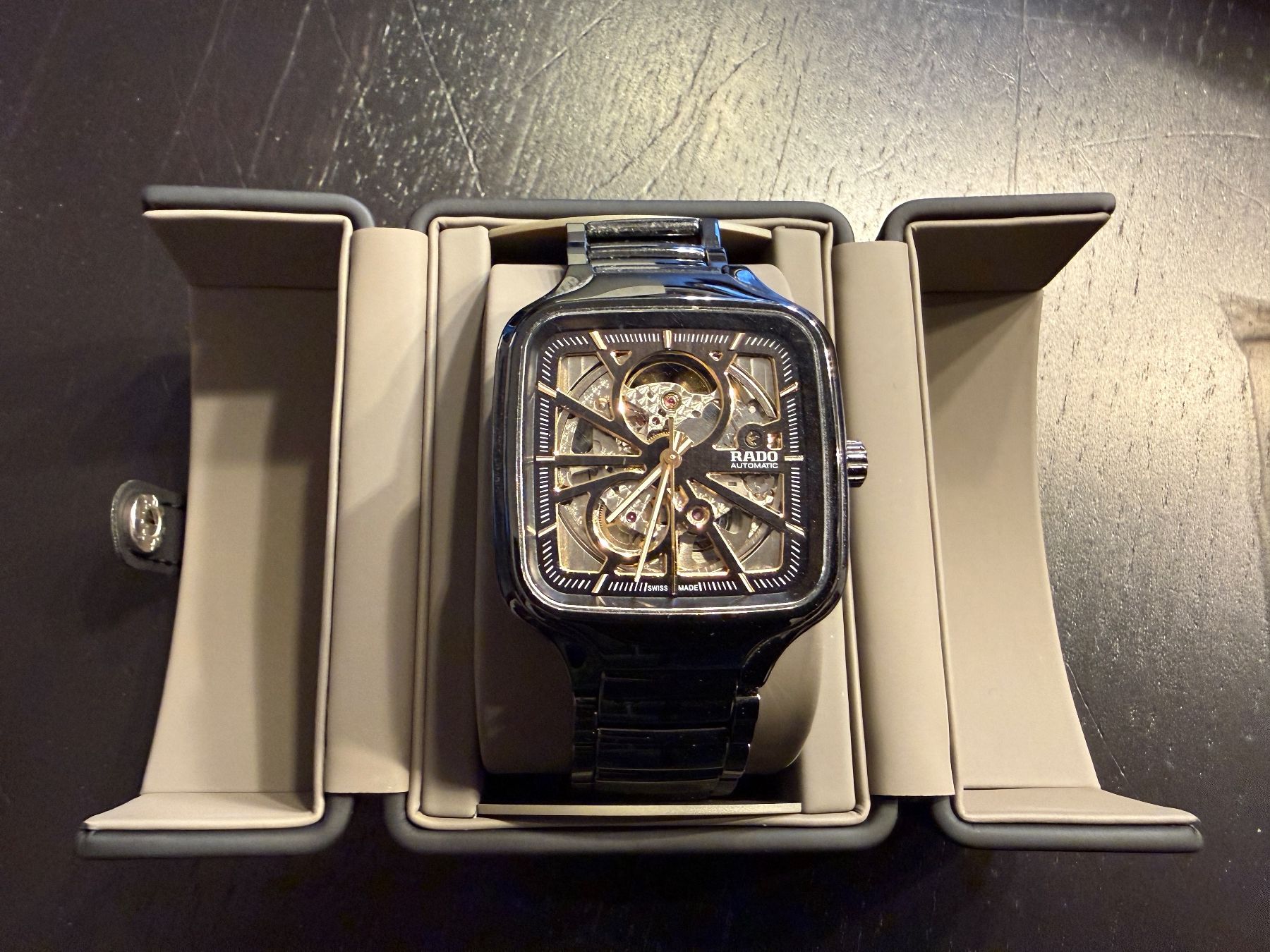 Rado Orologi: Rado True Square Open Heart Automatic, Neuwertig, 38mm – Usato da Erstfeld venduto da Uhu1980 1