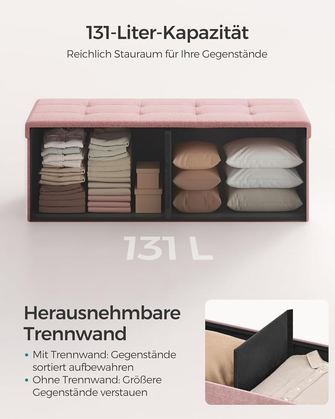 Panchine: Sitzbank mit Stauraum - neu & modern – Nuovo e nell'imballaggio originale da Bern venduto da Miraitrading 3