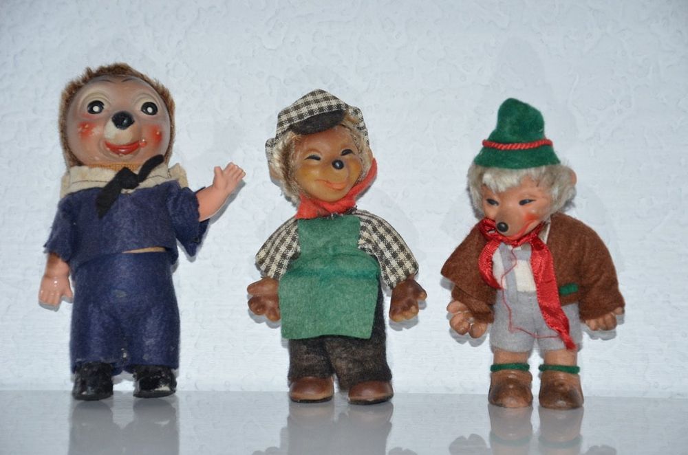 3 alte Mecki Igel-Figuren Steiff? | Kaufen auf Ricardo