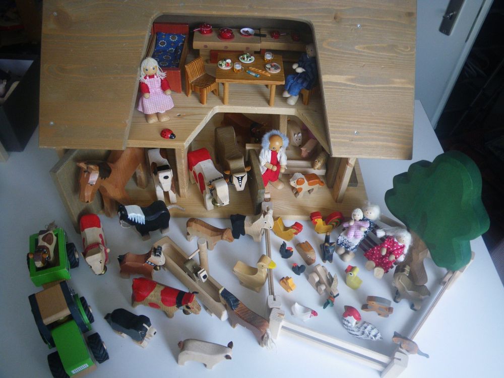 Trauffer Bauernhaus Stall mit Wohnung 10