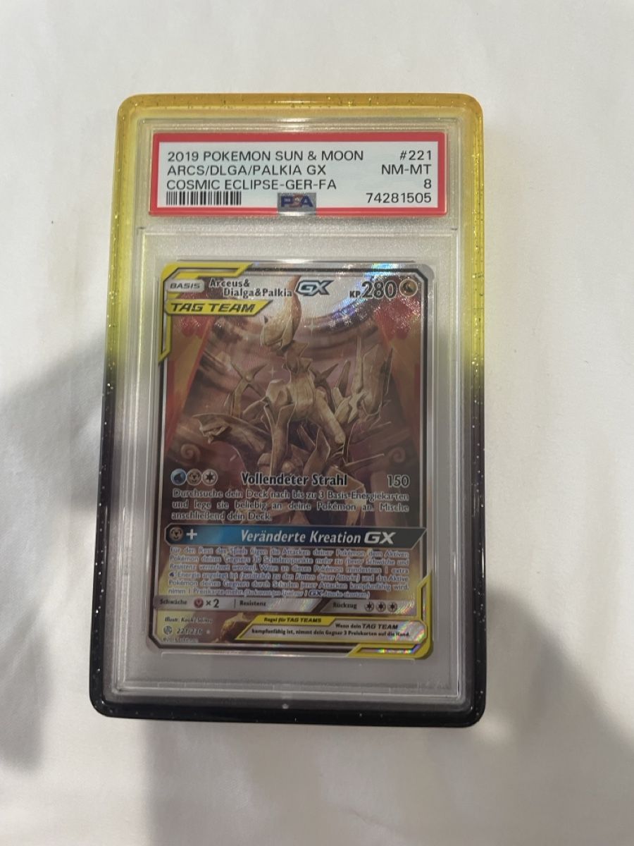Pokemon Card Arceus Dialga Palkia GX PSA 8 German (Neu (gemäss ...