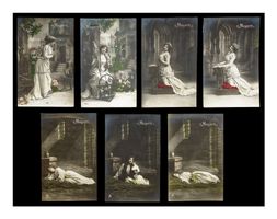 FEMME - 1906 "Collection Marguerite" Lausanne (Lot 7x C.P.)