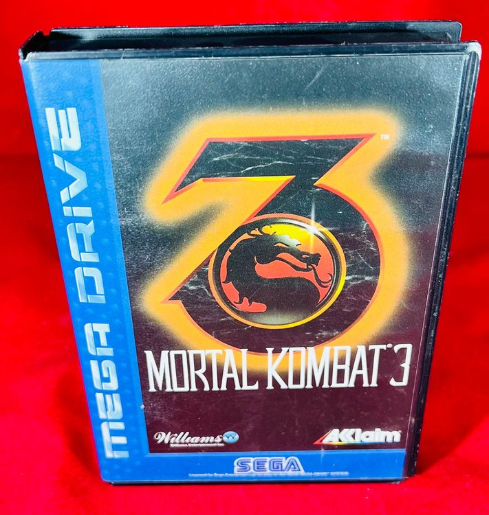 Boîte Vide + Notice Jeu Sega Mega Drive Mortal Kombat 3 Collection