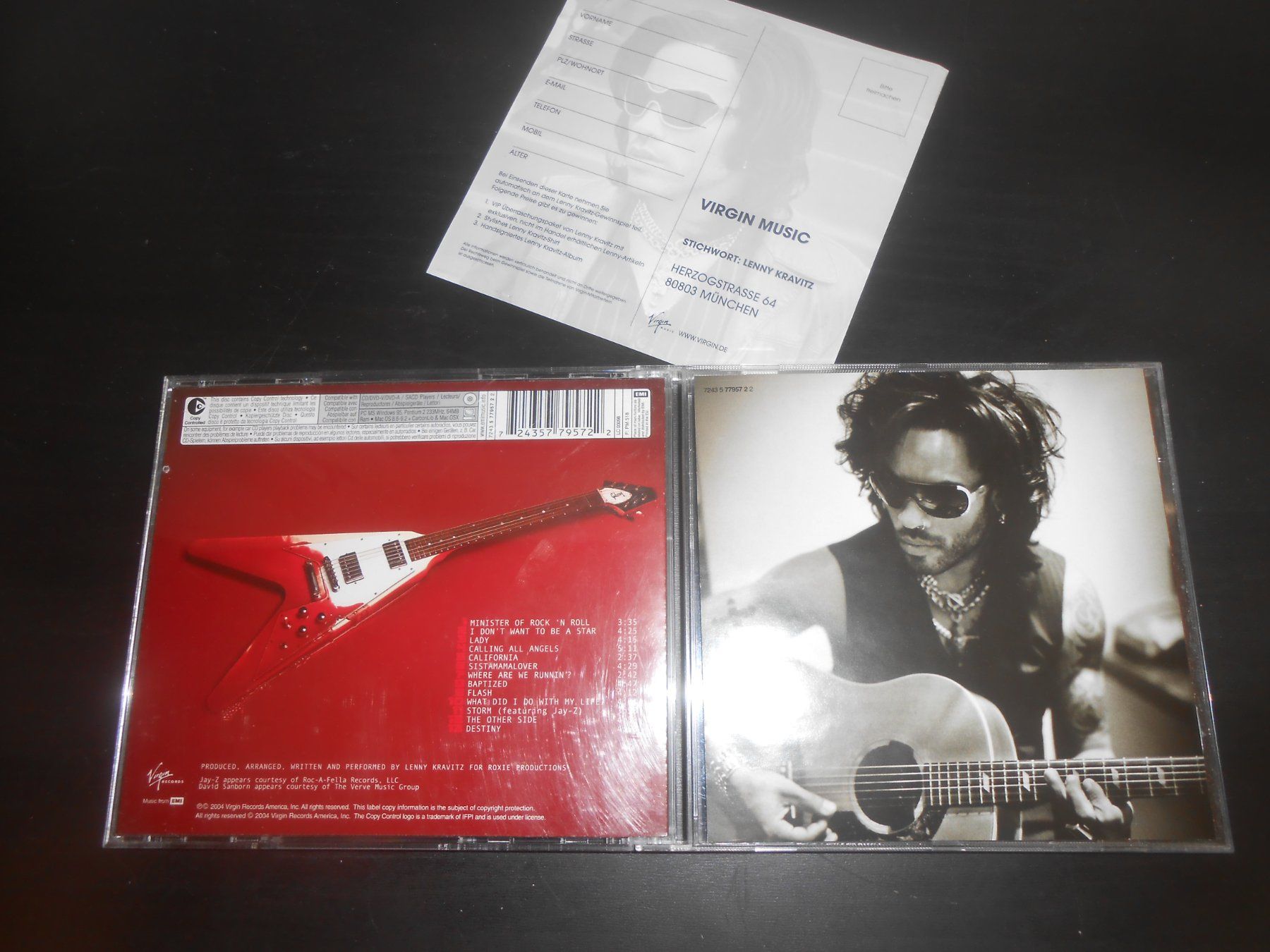 CD: Lenny Kravitz – Baptism / 2004 – Usato da Aarberg venduto da witchhunter01 1