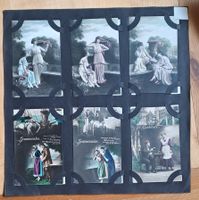 12 antike nostalgische Kitschkarten, Liebespaar, Seemannslos