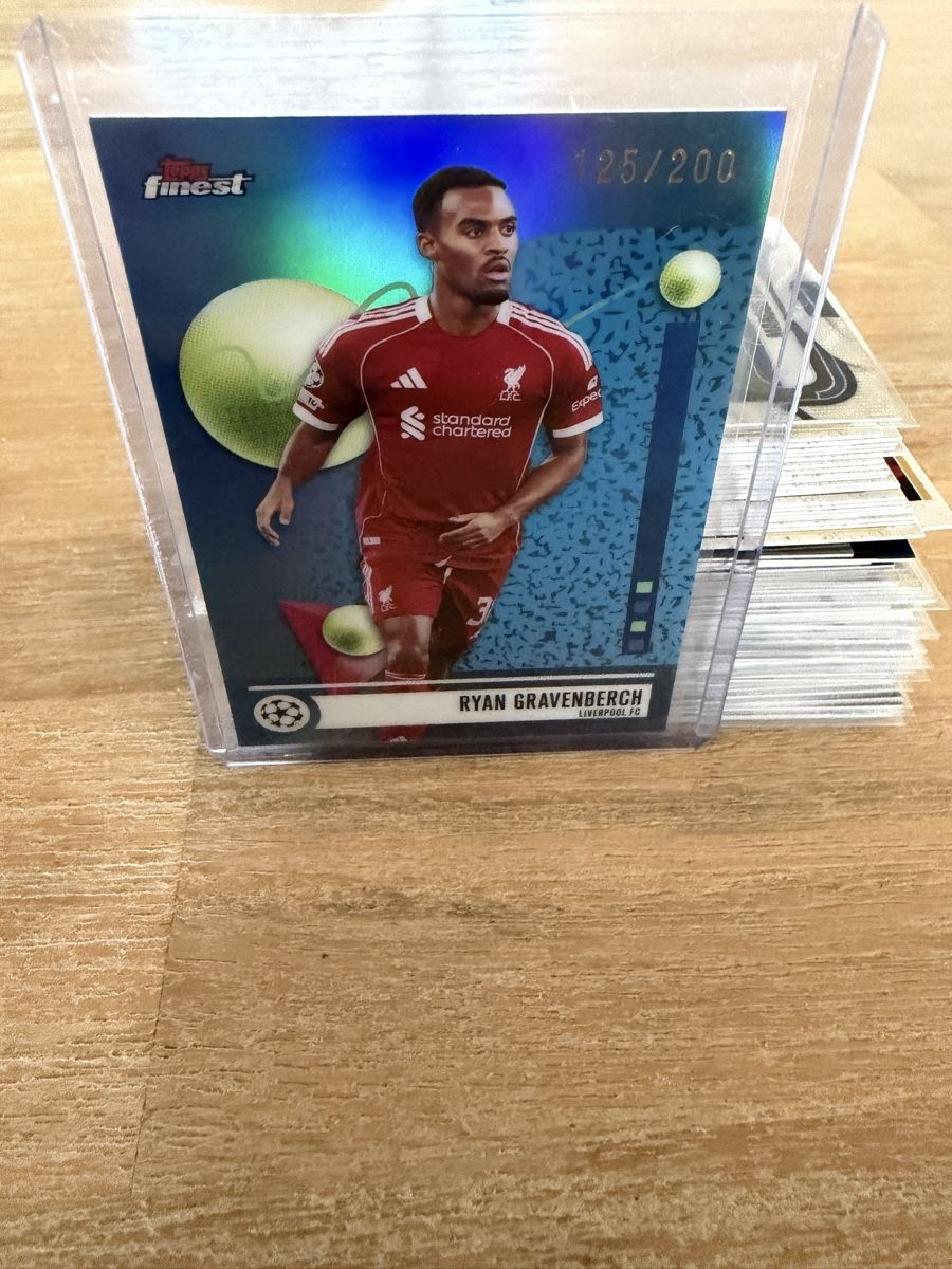Topps Carte collezionabili: Ryan Gravenberch Topps Finest 25/200  – Nuovo (secondo la descrizione) da Aarburg venduto da Jan_79b8