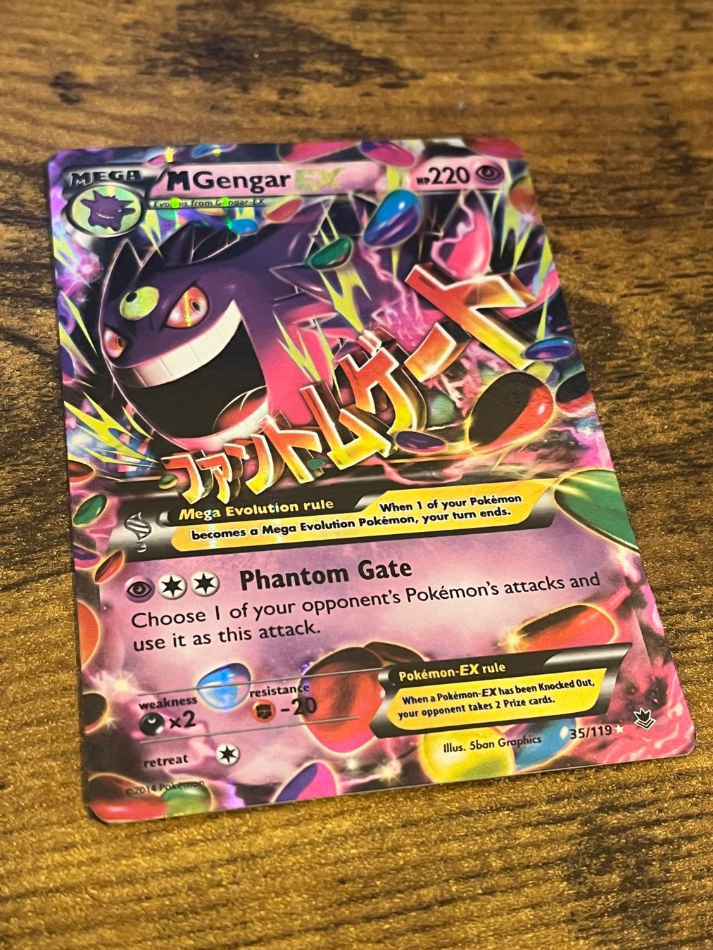 Pokémon Sammelbilder & Trading cards: Pokemon Karte / MGengar EX 35/119 – Gebraucht aus Thalwil von Rome_90 2