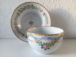 FÜRSTENBERG Tasse + SUISSE LANGENTHAL Soucoupe