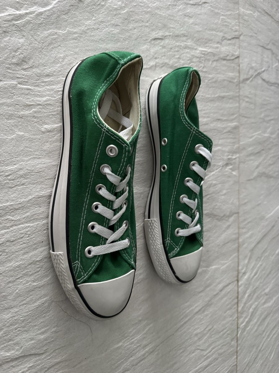 Converse Scarpe da uomo: Converse vertes, Taille 40 Europe, Neuves – Nuovo (secondo la descrizione) da Vallamand venduto da eli_tk9d 1