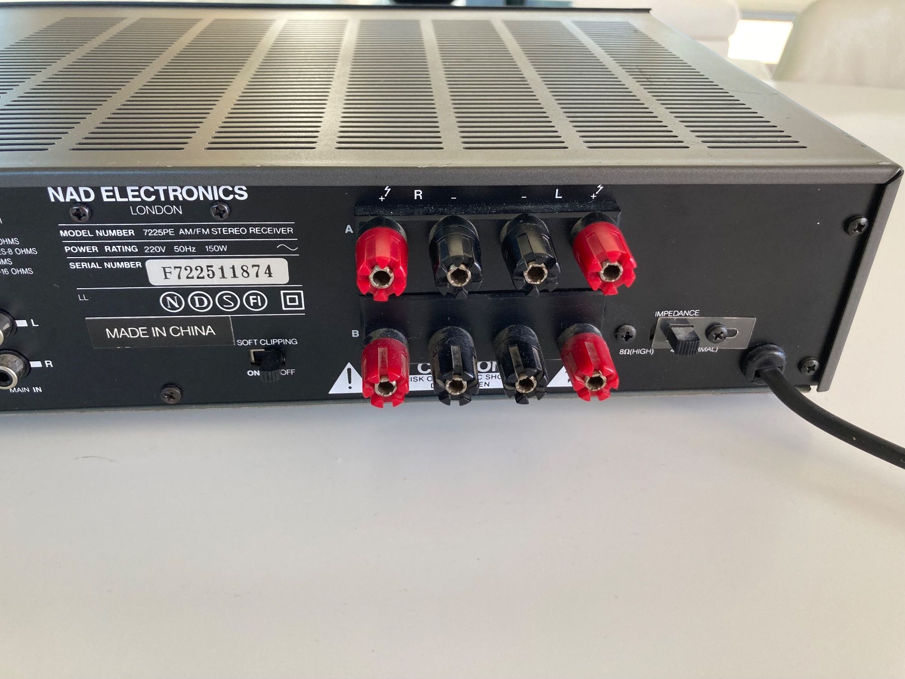 Nad Amplificatori: NAD 7225PE Stereo Receiver Vollverstärker – Usato da Mörschwil venduto da Appenzell2 6