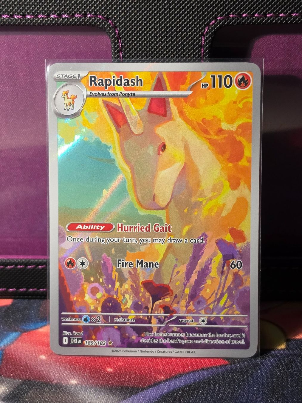 Pokémon Sammelbilder & Trading cards: Rapidash 189 – Gebraucht aus Binningen von oscark77
